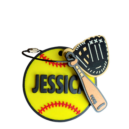 Softball Bag Tag
