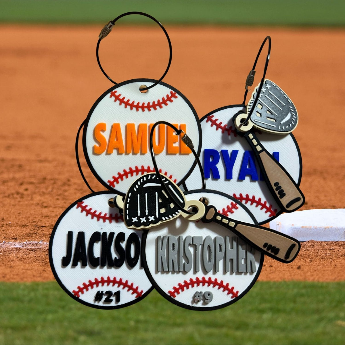 Baseball Bag Tag