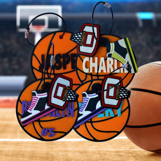 Basketball Bag Tag