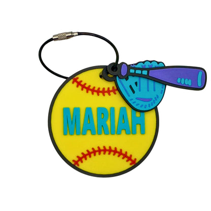Softball Bag Tag