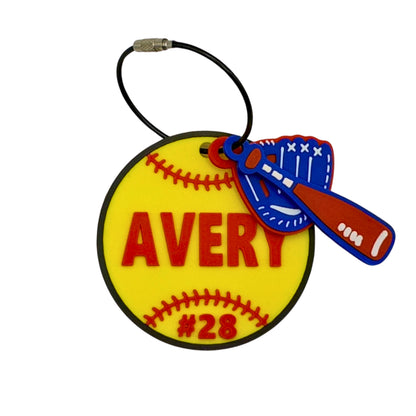 Softball Bag Tag
