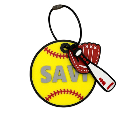 Softball Bag Tag