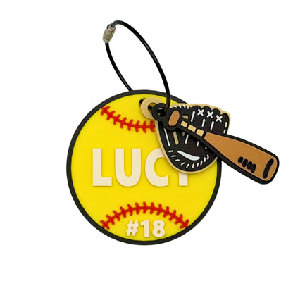 Softball Bag Tag
