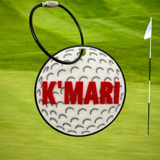 Golf Ball Bag Tag