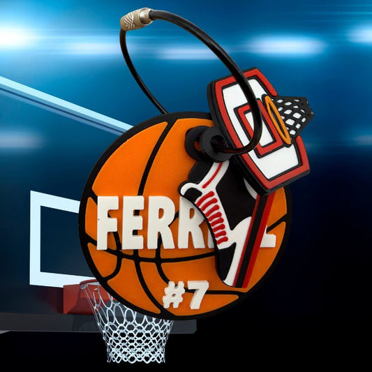 Basketball Bag Tag