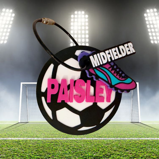 Soccer Bag Tag