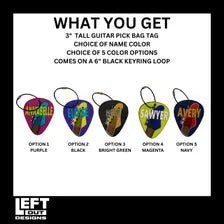 Acoustic Guitar Pick Bag Tag